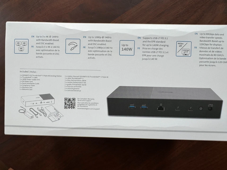 Kensington SD5000T5 Thunderbolt 5 Docking Station Dual Display for MacBooks - Image 4 of 4