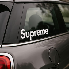 Supreme Vinyl Die Cut Car Decal Sticker Supreme Vinyl Die Cut Car Decal Sticker