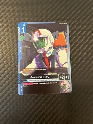 Gundam Card Game Amuro Ray Beta C English