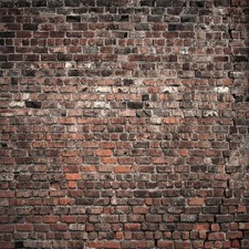 LTLYH 135-0808 8x8ft Red Stone Brick Wall Studio Photography Backdrop VTG Theme