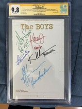 THE BOYS #1 GOLD BLANK • CGC SS 9.8 • 11X SIGNED STARR, URBAN, PADALECKI & MORE