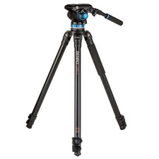 Benro A373F 3-Section Aluminum Single Tube Video Tripod w/S6PRO Video Head