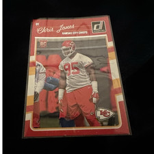 Donruss 2016 Football Rookie Chris Jones #309 Kansas City Chiefs Card. rookie card picture