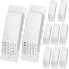 Shipping Container Air Vents - 8" X 2.6" Light Grey, 10 Pack Enhanced