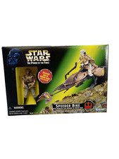 Star Wars The Power of the Force Speeder Bike Princess Leia Organa in Endor Gear