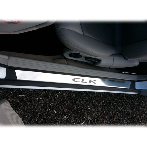 MERCEDES CLK W209 Plaques de seuil de porte Acier inoxydable 304 Finition miro - Foto 9 di 10