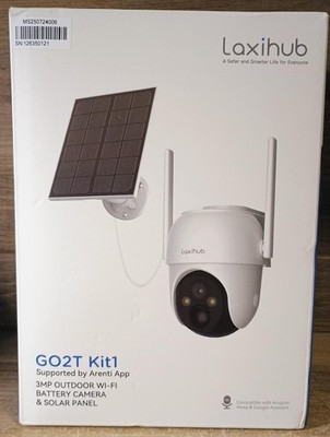 New Laxihub GO2T Kit1 Sealed - Wireless Outdoor HD Weatherproof IP65 2-Way Audio