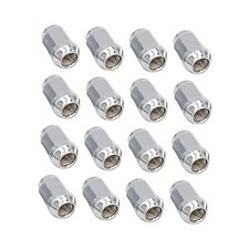 Golf Cart Chrome Lug Nuts fits Yamaha/GEM Models 12MMx1.25-Pack of 16