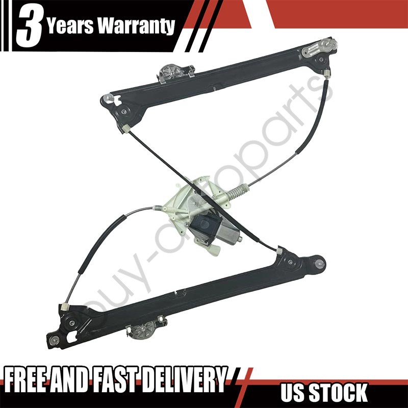 For 17-24 Maserati Levante M161 Front Left Driver Side Window Regulator W/Motor