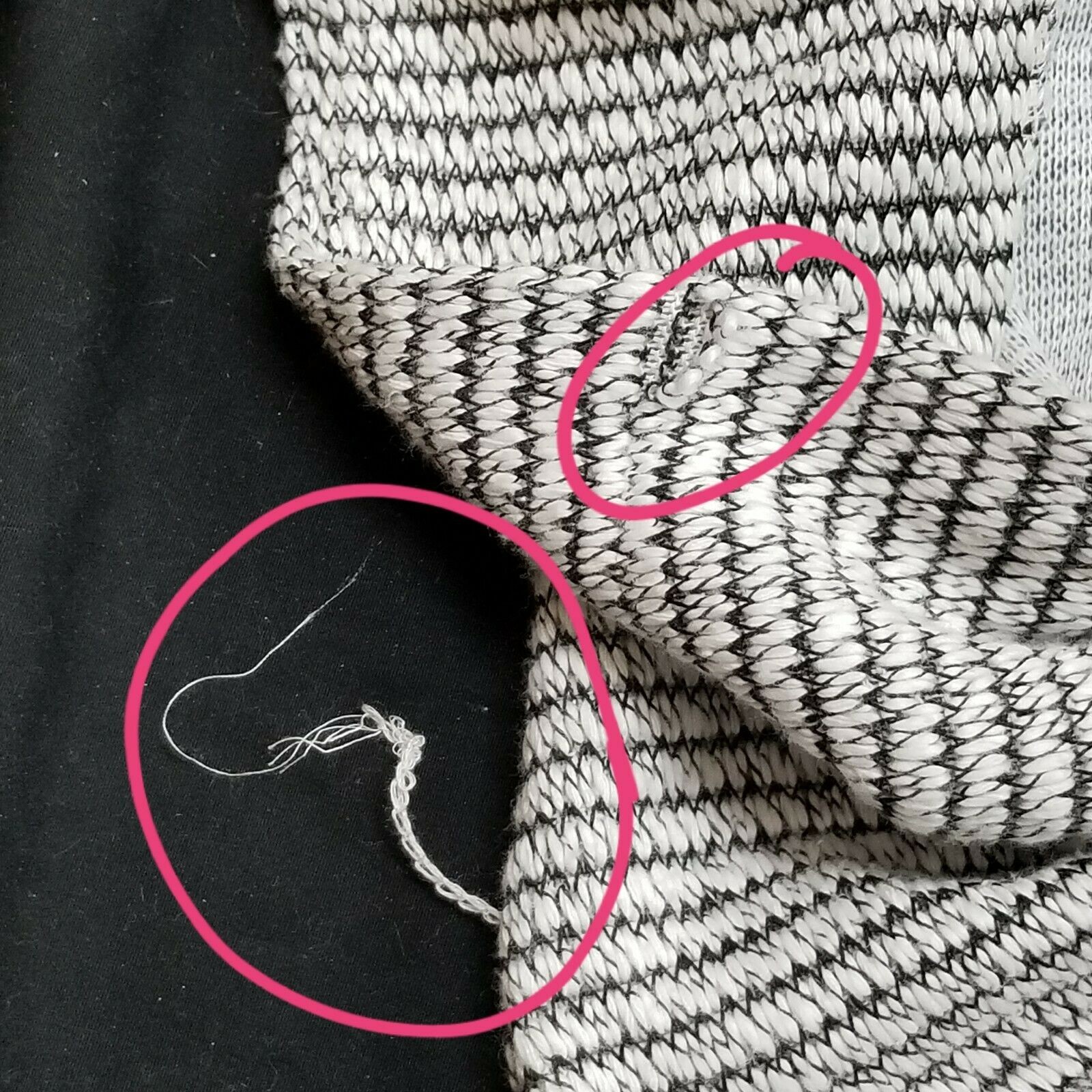 BCBGeneration Bomber Knit Long Jacket Womens L ze… - image 12