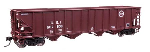 Walthers Mainline 910-57803 Escala Ho 15.2m 100-Ton Vagón Tolva Rtr C&ei 587908 | Zustand: Nuevo