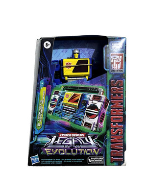 [DA]Transformers Legacy Voyager Class Twincast + Autobot Rewind Cassette Boombox