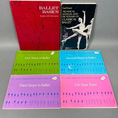 6 Ballet Book Lot Vintage 4 First Steps Dance Horizons Basics Learning Classical