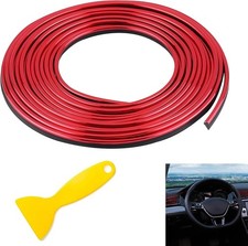 Car Interior Trim Strips 33ft Electroplating Decoration Styling Do Color Red