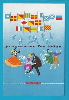 Original Cunard Line R.M.S. MAURETANIA Programme Of Events 21st May