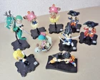 Dragon Ball One Piece Jump Fusion figures set Luffy Zoro figurines Chopper Bulma