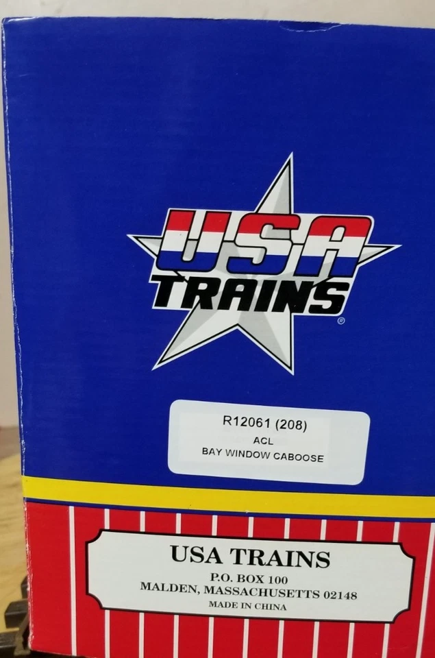 ATLANTIC COAST LINE Bay Window Caboose, USA trains #R12061 (208), Brand New, NOS - Image 2 of 4