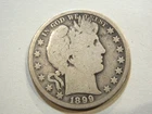 1899 O liberty barber silver half dollar coin