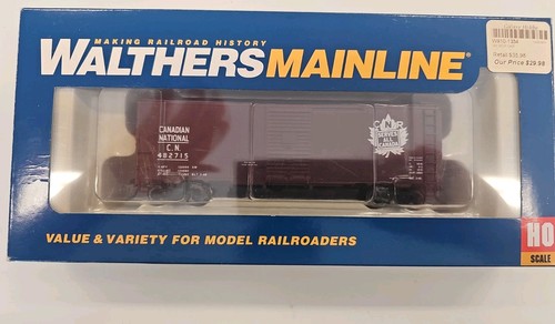 Coche de carga Walthers MainLine 910-1334 Canadian National CN 482715 40' AAR 1944 | Zustand: Used