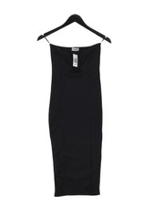Ginger Bodycon Midi Dress XS in Black
