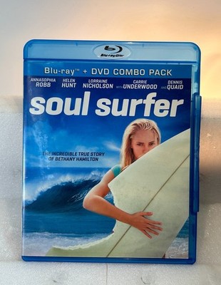 Soul Surfer (Blu-ray/DVD, 2011) W/ Case & Insert, Tested