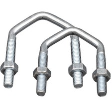  V Bolts M8 U Bolt for TV Aerial Satellite Dish DIY Mast bracket Caravan  x 2