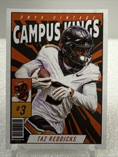 2025 Onyx Vintage Football - CAMPUS KINGS - Taz Reddicks /150