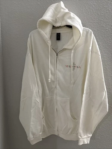 VINTAGE Tultex Madonna Hoodie Adult 2XL AOP Huge Graphic Tou Vintage vintage concert t-shirt, vintage, size XXL, single stitch, B+ condition