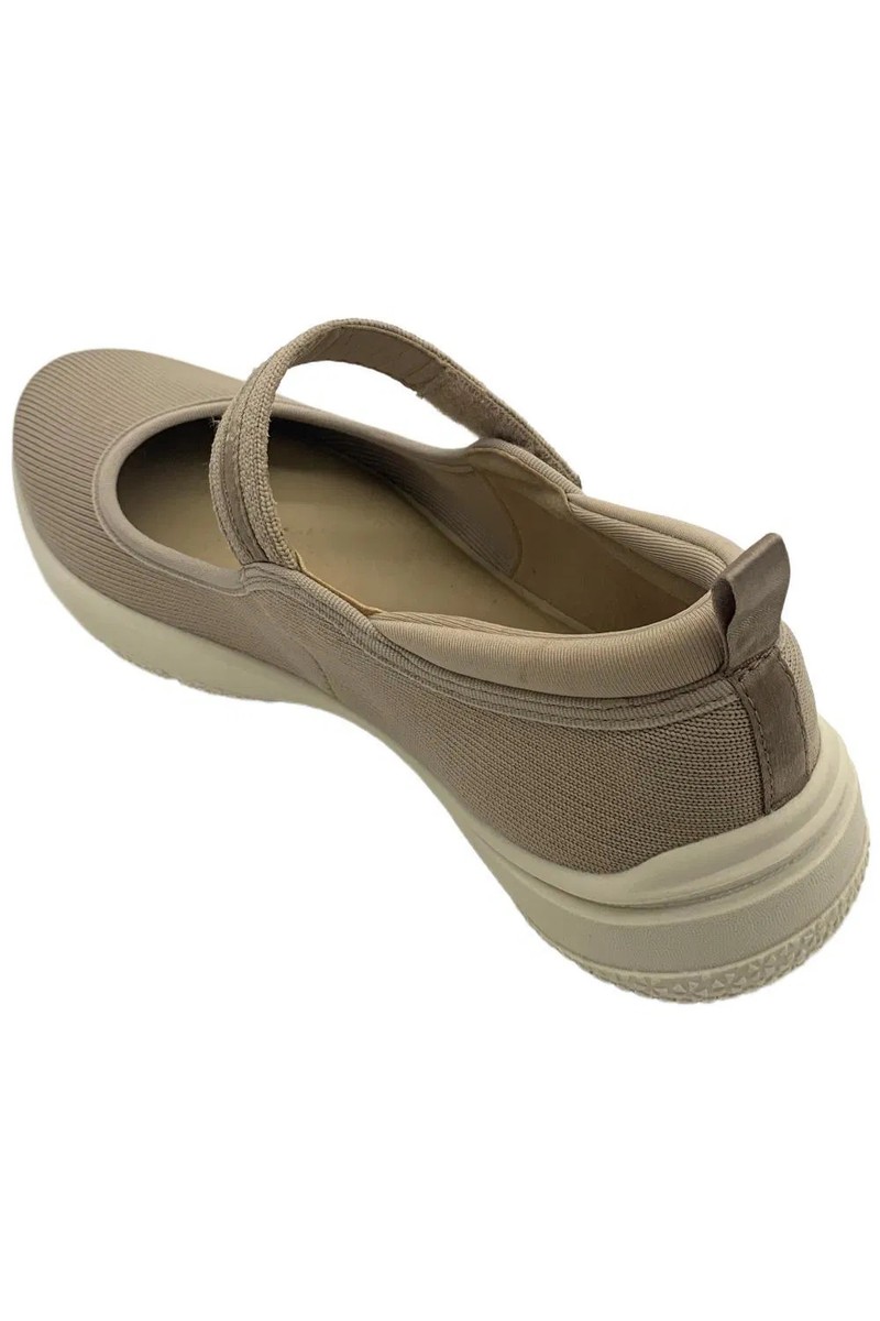 JBU women's Merry Knit Mary Jane Slip Ons Taupe View 3