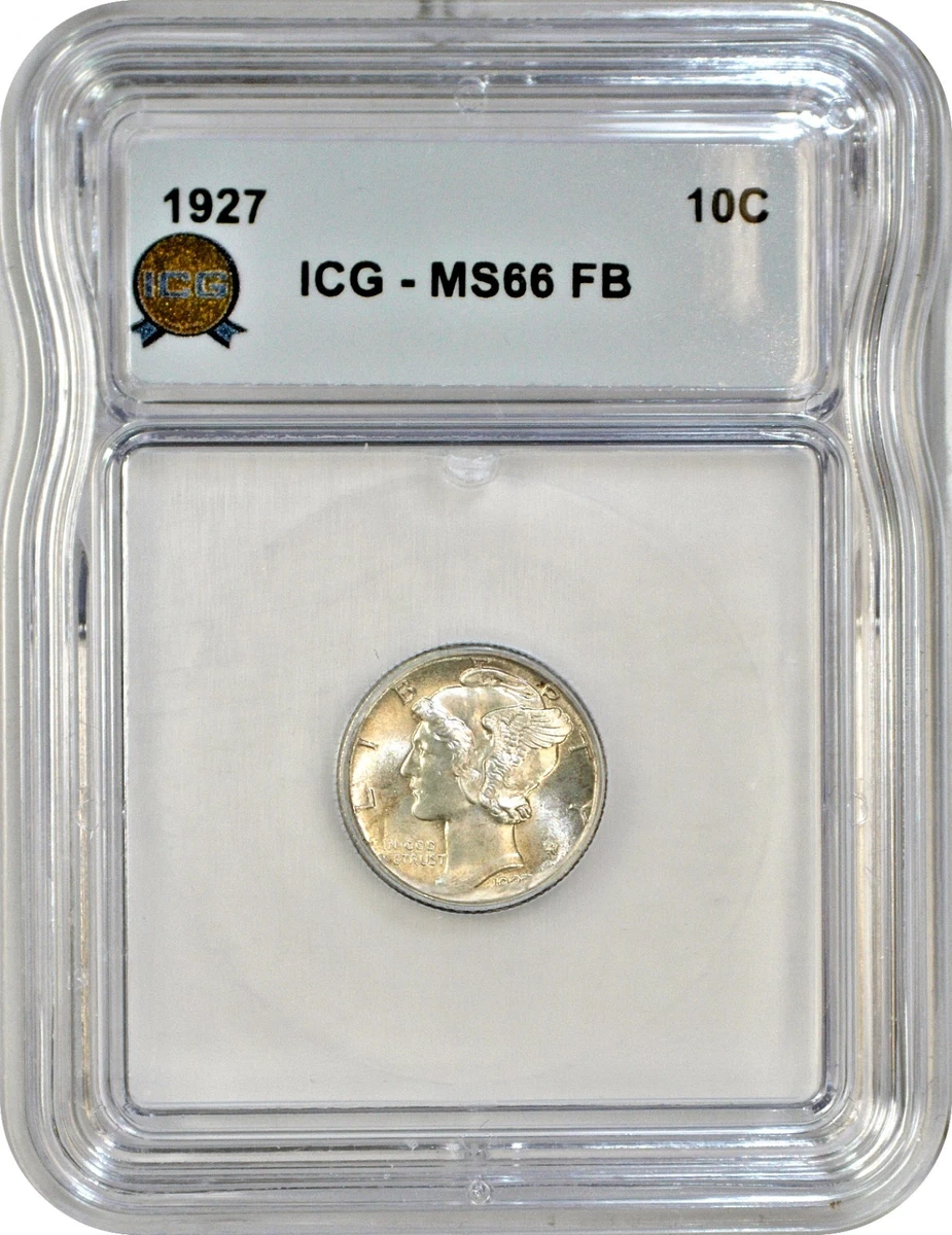 Uncirculated Silver 1927 Year Mercury Dimes (1916-1945) for sale