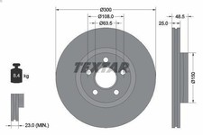 Disque de frein Ford TRANSIT CONNECT