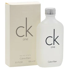 Ck One Calvin Klein Unisex 3.3 oz 100 ml *Eau De Toilette* Spray Nib