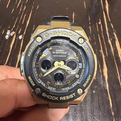 G SHOCK GST W110D 1AJF Watch Timepiece Resin Gold IP No Box/Accessories