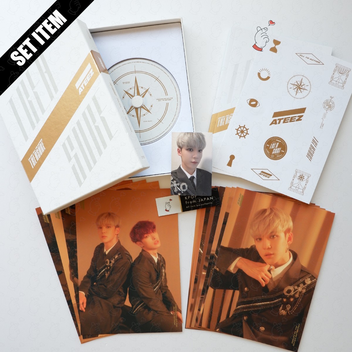 YUNHO ATEEZ TREASURE EP FIN : All To Action Album + Official