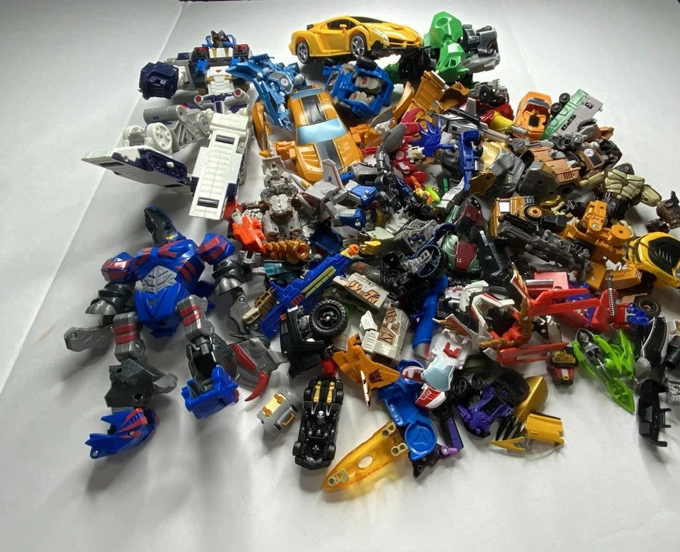 Huge Transformers Lot Incomplete Parts Pieces Multiple Generations Weapons Set - Image 2 of 4