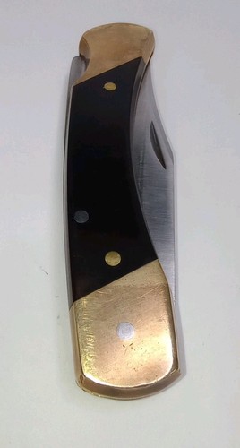 Vintage Schrade USA-Made Bear Paw Uncle Henry LB7 Folding Knife w/ Sheath - Picture 6 of 10