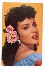 Linda Darnell - Movie Candid Color Card (20th Century-Fox)