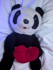 Vintage Stuffed Plush Toy Panda Bear Fun Farm by Dakin 1984 Collectable 18