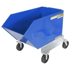 Portable Hopper, Steel, 1/2 Cu. Yd, 2000Lb.,  P-Hop-0.5