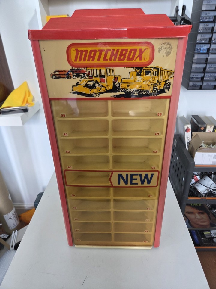 Vintage MATCHBOX 1-75 Rotating Shop Display Stand - 1970's | eBay UK