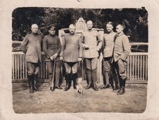 Foto - Soldaten mit Orden Eisernes Kreuz 1. Klasse - 1.WK