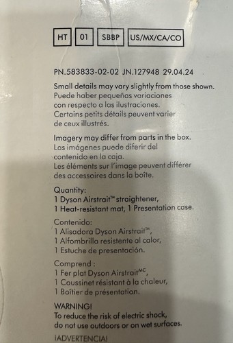 Dyson Airstrait Raddrizzatore Edizione Speciale HT01 (Bronzo Fragola/Rosa Blush) - Foto 3 di 9