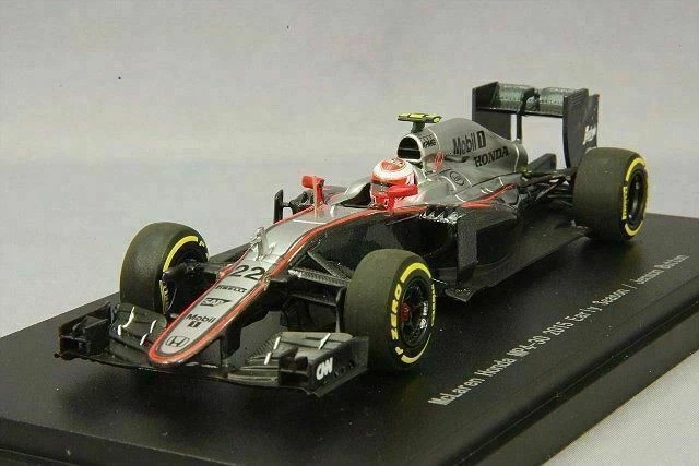 EBBRO 45325 Mclaren Honda MP4-30 2015 Presto Ver. #22 Nero/Argento J Bottone 1/ - Immagine 3 di 4