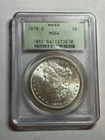 1878-S PCGS MS64 OGH MORGAN SILVER DOLLAR OLD GREEN HOLDER