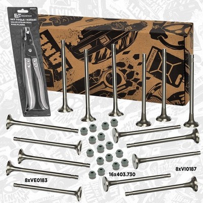 Ventilsatz Einlass-/Auslassventil boxET   service kit ET ENGINETEAM VS0026 CDTI