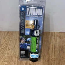 Sawyer Products Mini Water Filtration System - Green 100,000 Gallon SP101