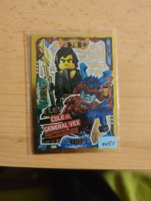 COLE vs GENERAL VEX - LE 16 - Ninjago Serie 5 Next Level - limitiert NEU !!!