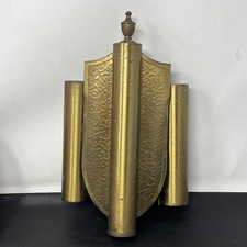 Vintage Mid Century NuTone Mt. Vernon Hammered Brass Door Bell Chime&nbsp;Untested