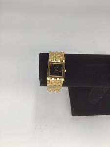 Authentic Ecclissi Watch 3 Micron Gold Plated Black Face Battery