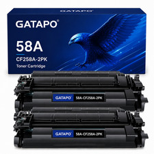 58A-CF258A-2PK toner cartridges for LaserJet Pro M404n M404dn M404dw With Chip